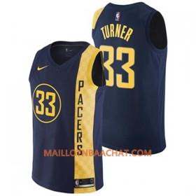 Maillot NBA Indiana Pacers Myles Turner 33 Nike City Edition Swingman - Homme